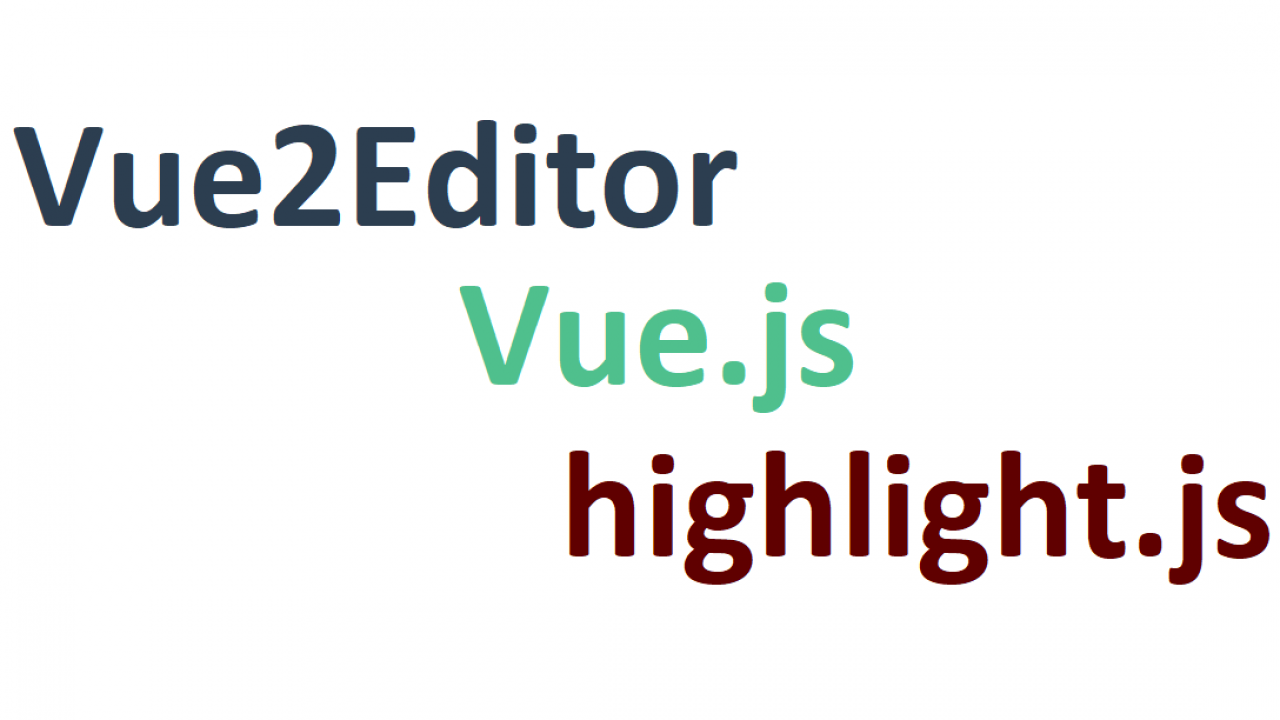 Vue editor
